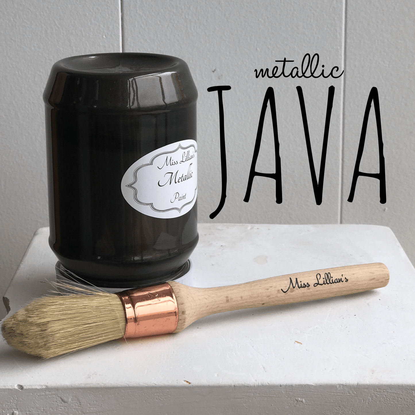 Miss Lillian's Metallic Paint-Java
