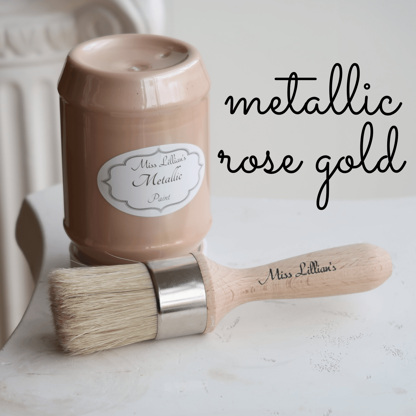 Miss Lillian's Metallic Paint-Rose Gold