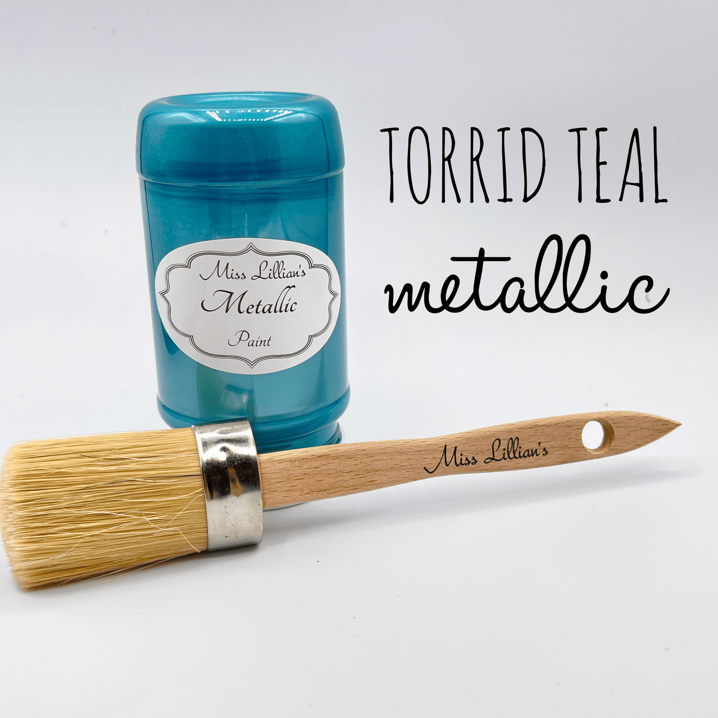 Miss Lillian's Metallic-Torrid Teal