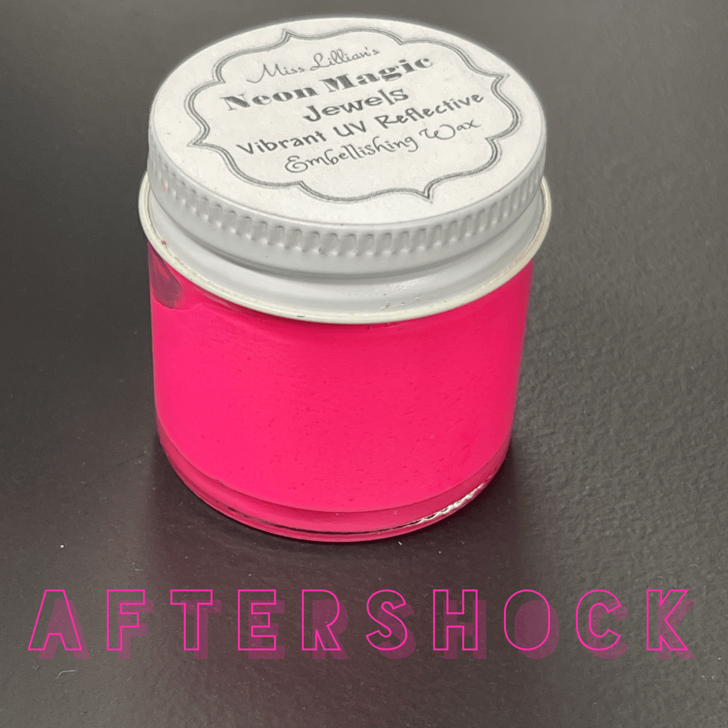 AFTERSHOCK-NEON Gilding Wax Jewels (Bright Pink)