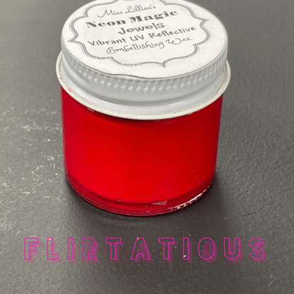 FLIRTACIOUS-NEON Gilding Wax Jewels (Flamingo Pink)