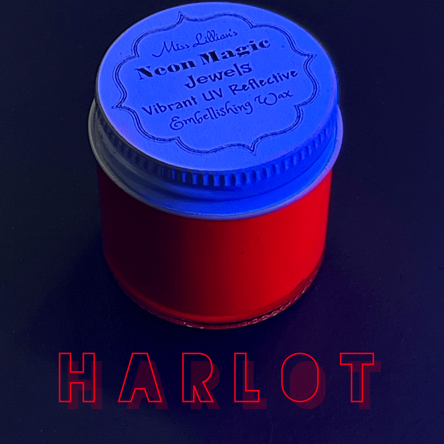 HARLOT-NEON Gilding Wax Jewels (Deep Red)