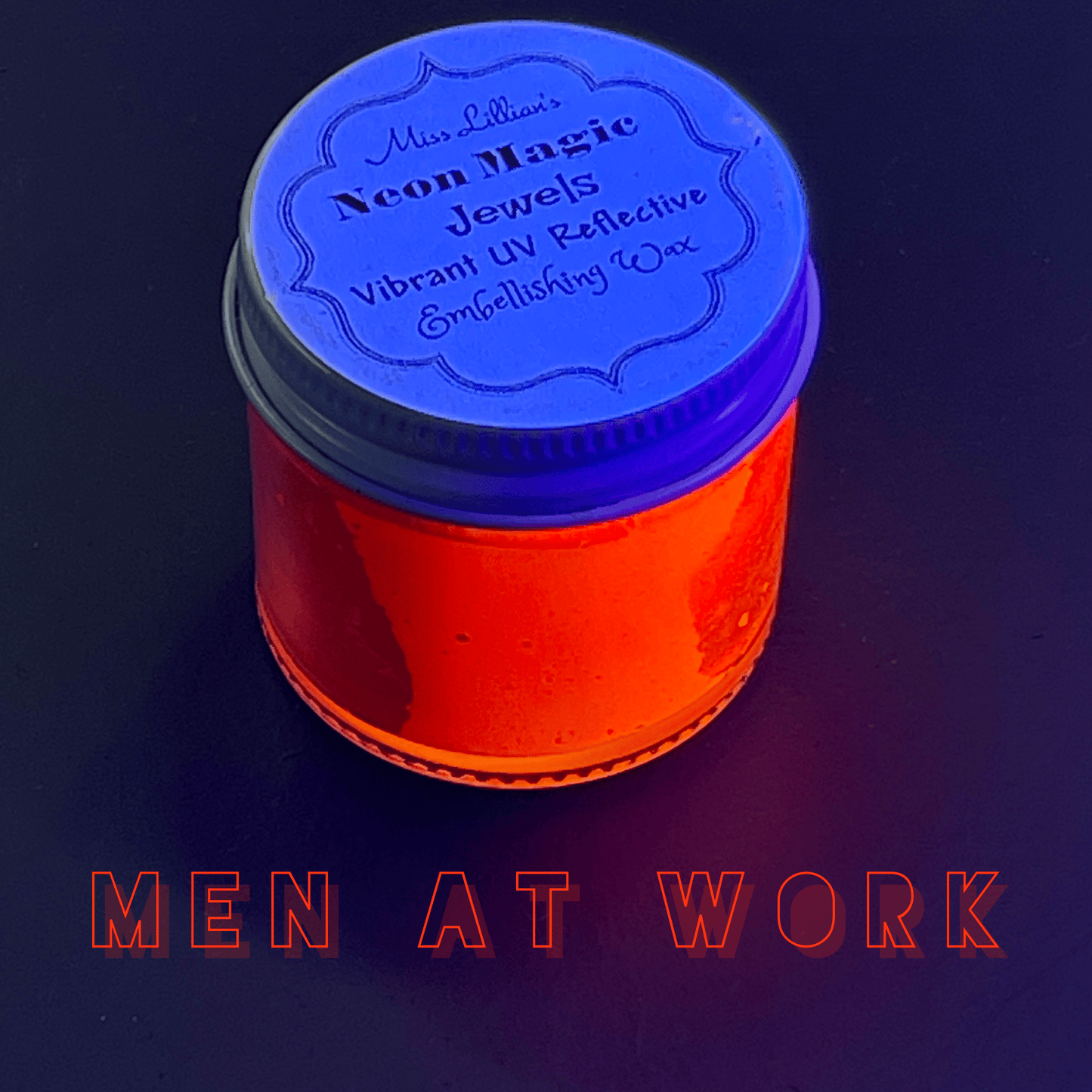 MEN AT WORK-NEON Gilding Wax Jewels (Neon Orange)