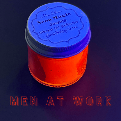MEN AT WORK-NEON Gilding Wax Jewels (Neon Orange)