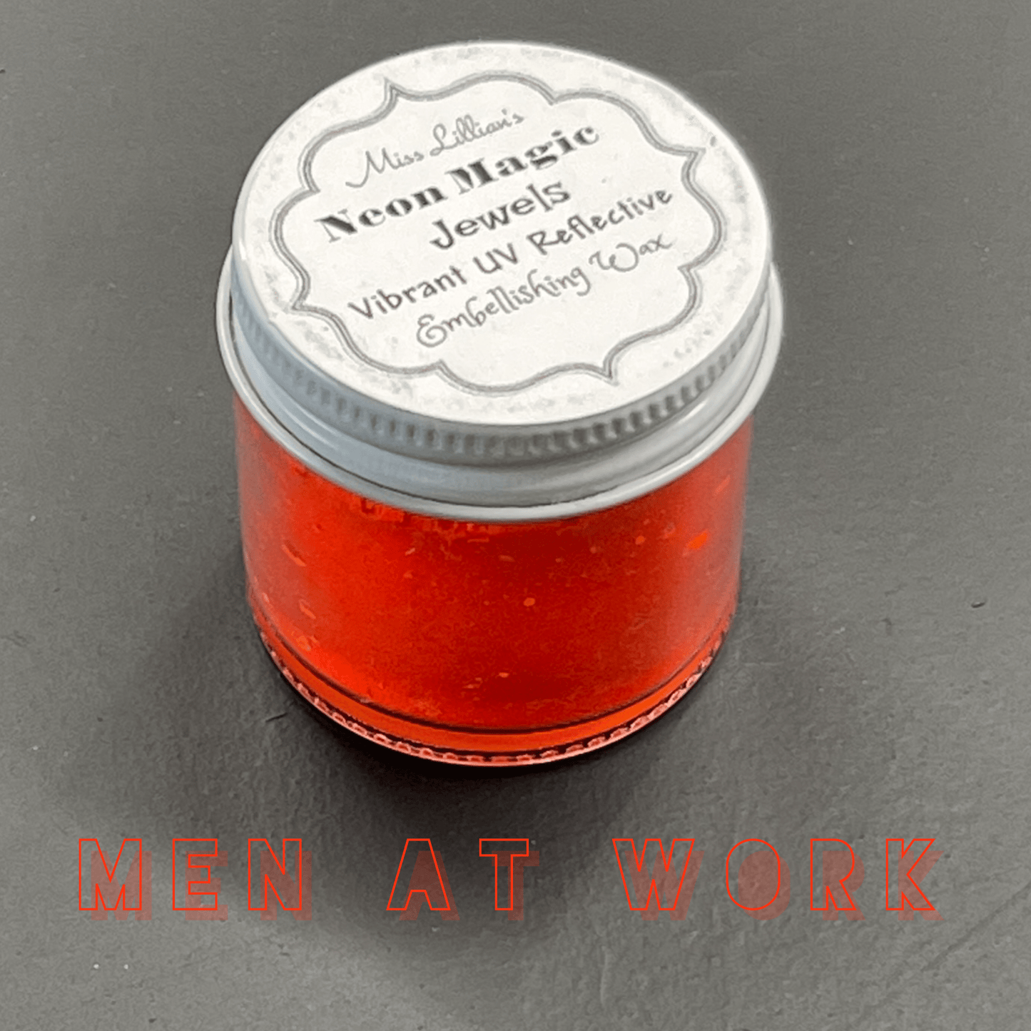 MEN AT WORK-NEON Gilding Wax Jewels (Neon Orange)