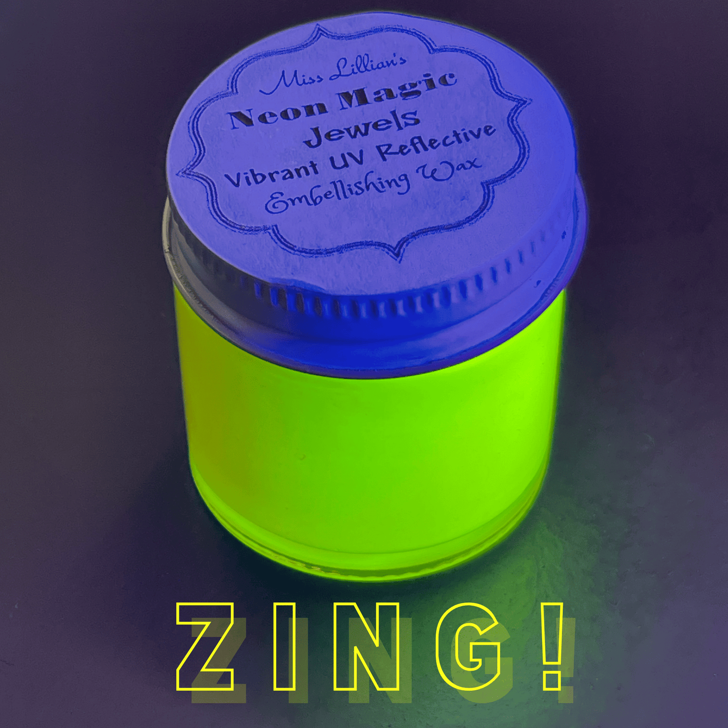ZING-NEON Gilding Wax Jewels (electric yellow)