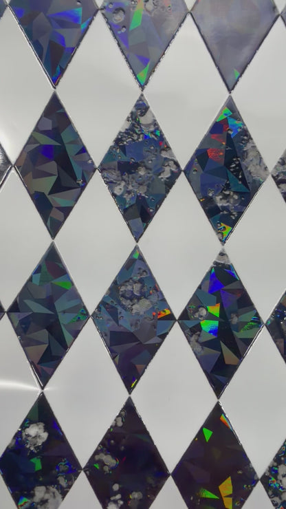 Holo Black Argyle