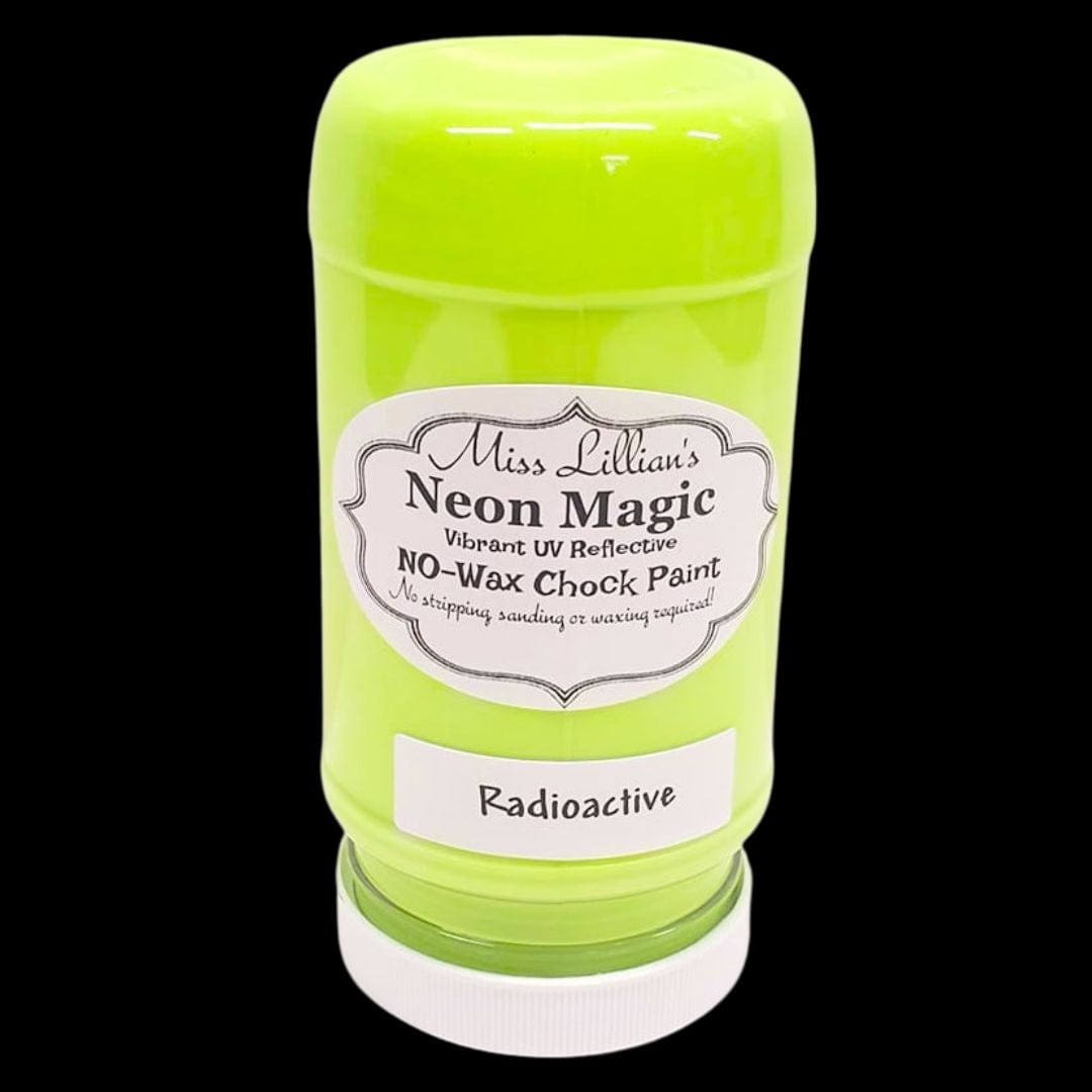 RADIOACTIVE-NEON No Wax Chock Paint (Lime Green)
