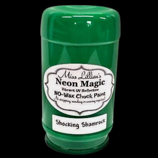 SHOCKING SHAMROCK-NEON No Wax Chock Paint (Kelly Green)
