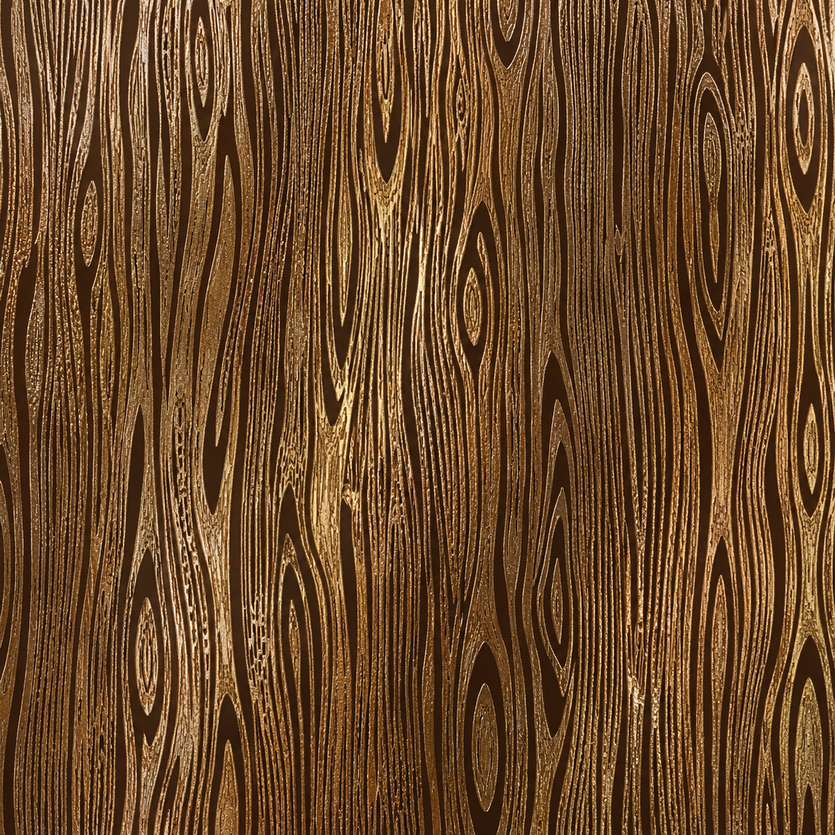 Timber bronze brown metallic woodgrain foil