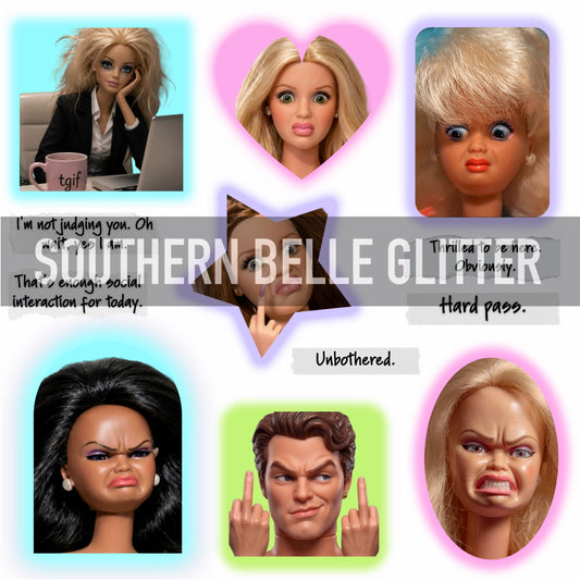 Unbothered Doll Mood 10x10 UVDTF