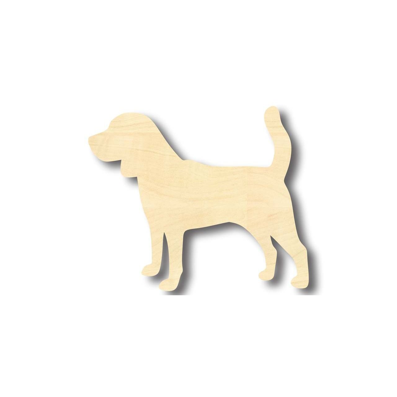 Unfinished Wood Beagle Dog Shape - Animal - Pet - Craft - up to 46" DIY