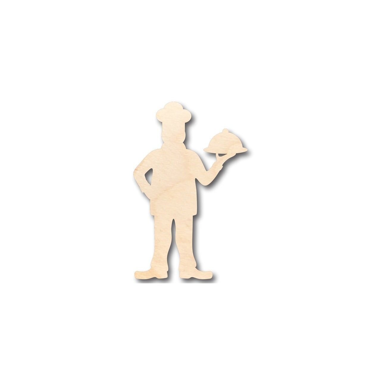 Unfinished Wood Chef Hat Shape - Kitchen - Craft - up to 46" DIY