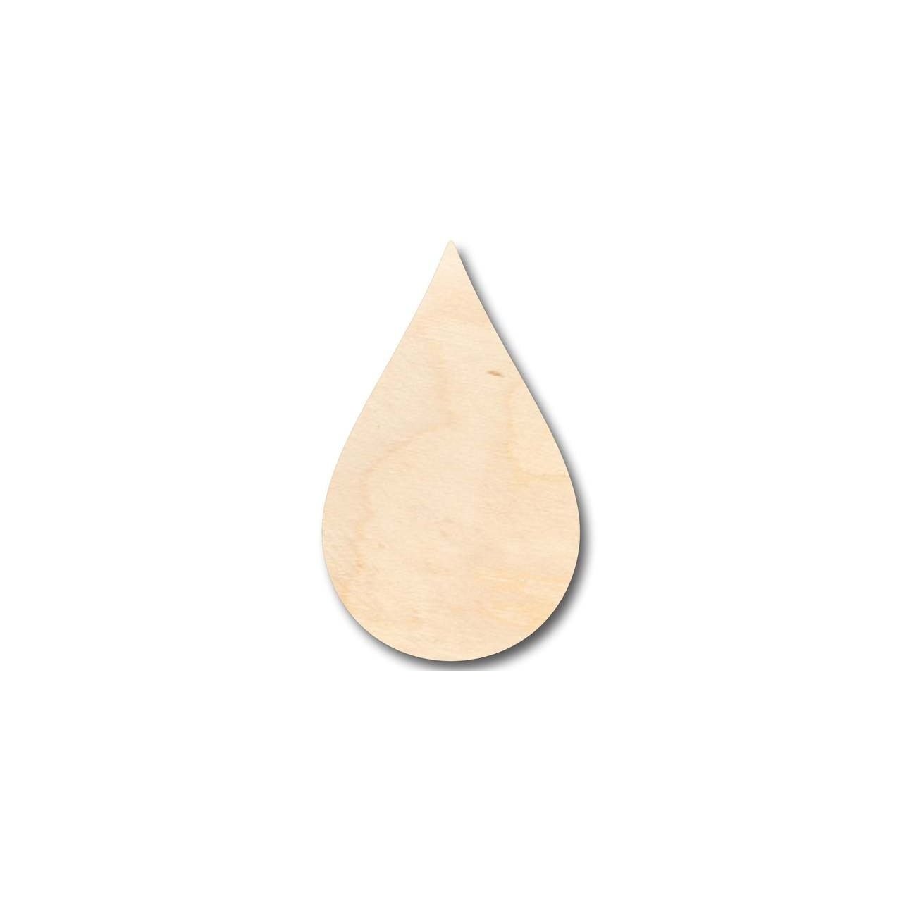 Unfinished Wood Cloud Raindrop Shape - Sky - Craft - up to 46" DIY