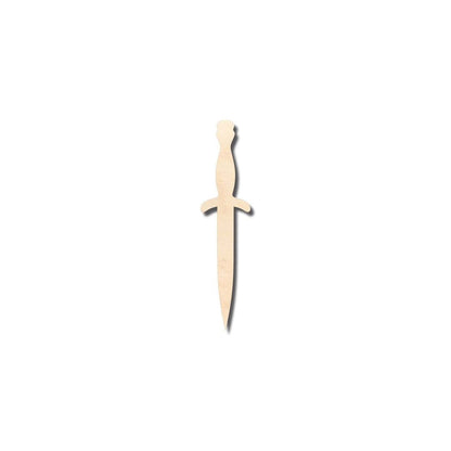 Unfinished Wood Dagger Shape - Craft - up to 46" DIY