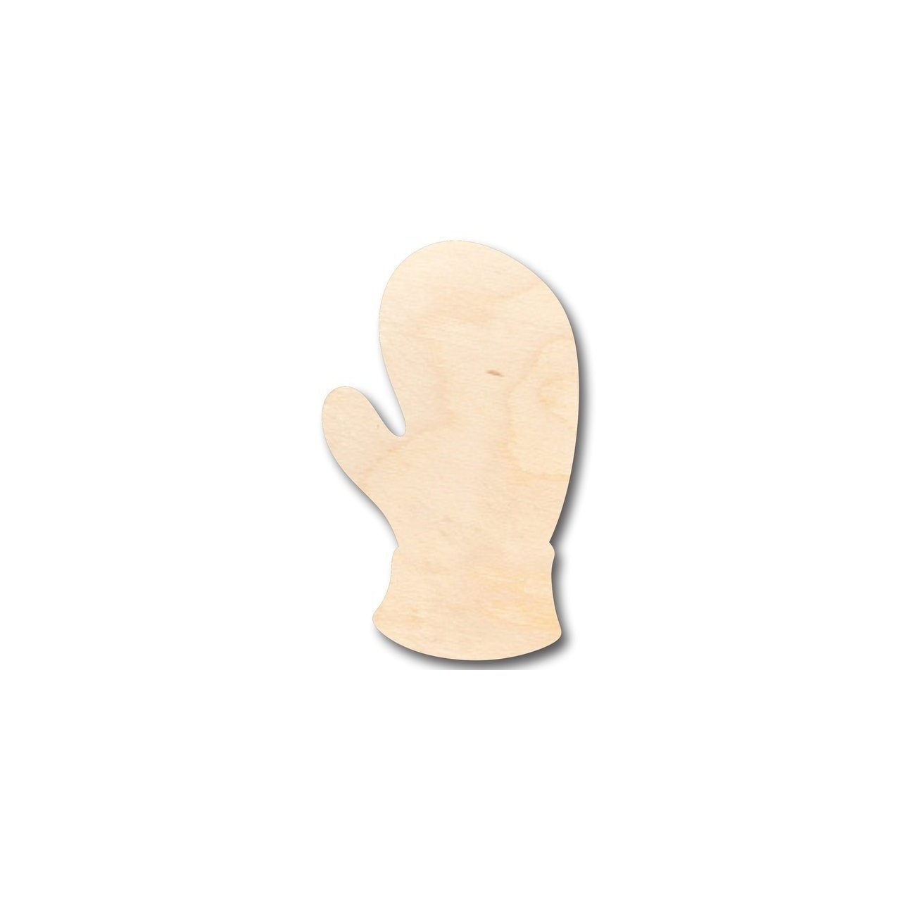 Unfinished Wood Mitten Shape - Winter - Craft - up to 46" DIY