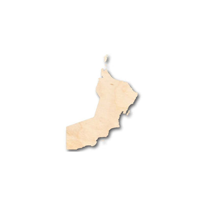 Unfinished Wood Oman Shape - Country - Craft - up to 46" DIY