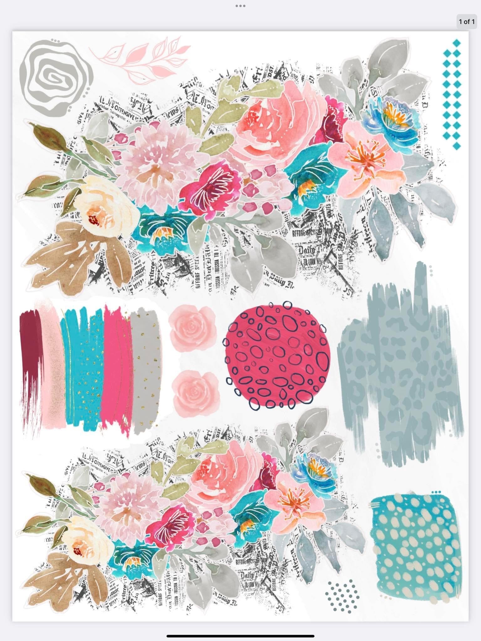 Glamour Tribe Happy Florals
