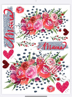 Load image into Gallery viewer, Glamour Tribe Red Florals

