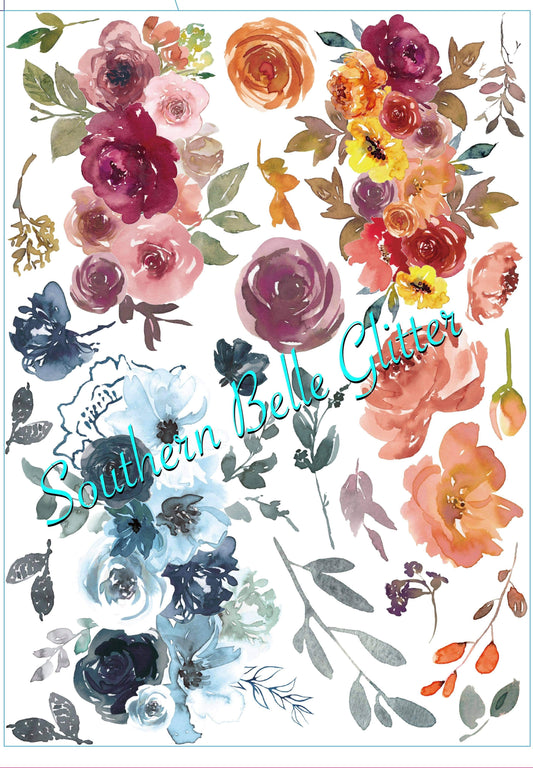 Suzanna Floral Sheet B